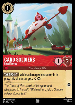 CARD SOLDIERS - Royal Troops
