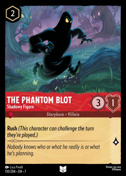 THE PHANTOM BLOT - Shadowy Figure