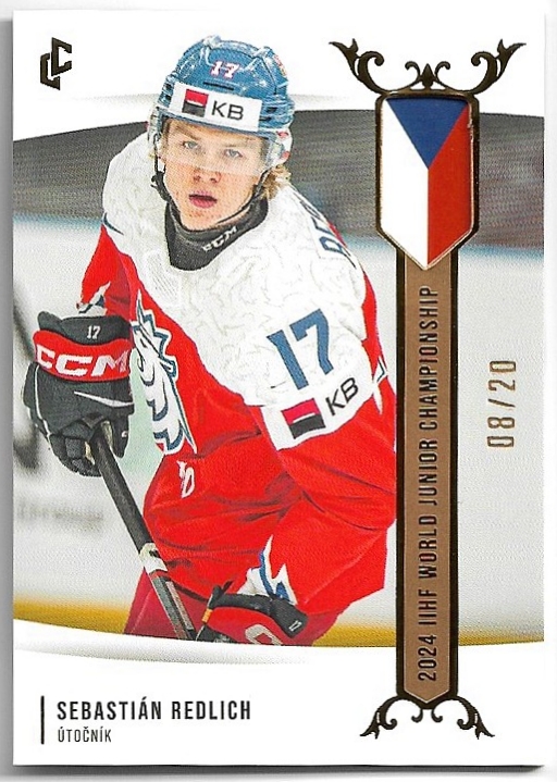 Gold SEBASTIÁN REDLICH 23-24 Legendary Cards Expectations Road to Prague /20