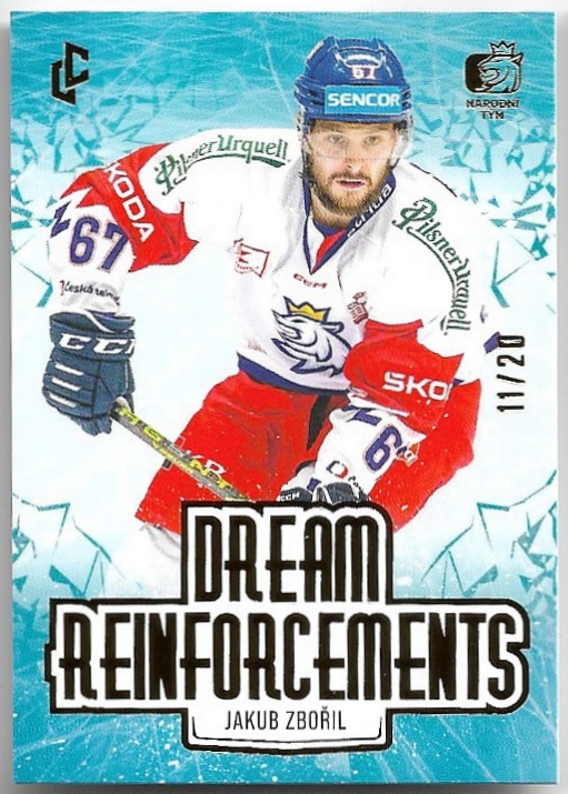 Gold Dream Reinforcements JAKUB ZBOŘIL 23-24 Legendary Cards Expectations Road to Prague /20