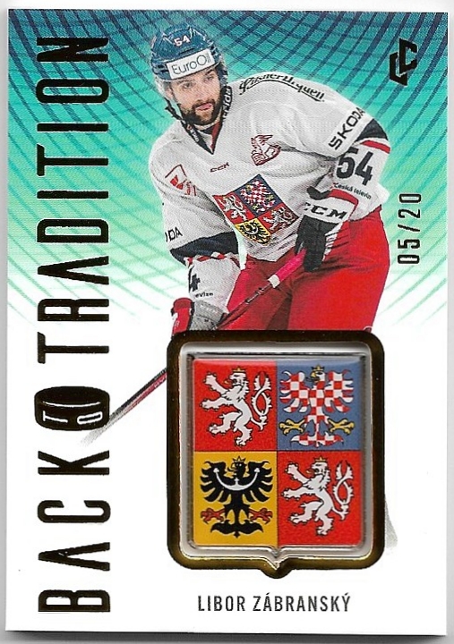 Gold Back to Tradition LIBOR ZÁBRANSKÝ 23-24 Legendary Cards Expectations Road to Prague /20