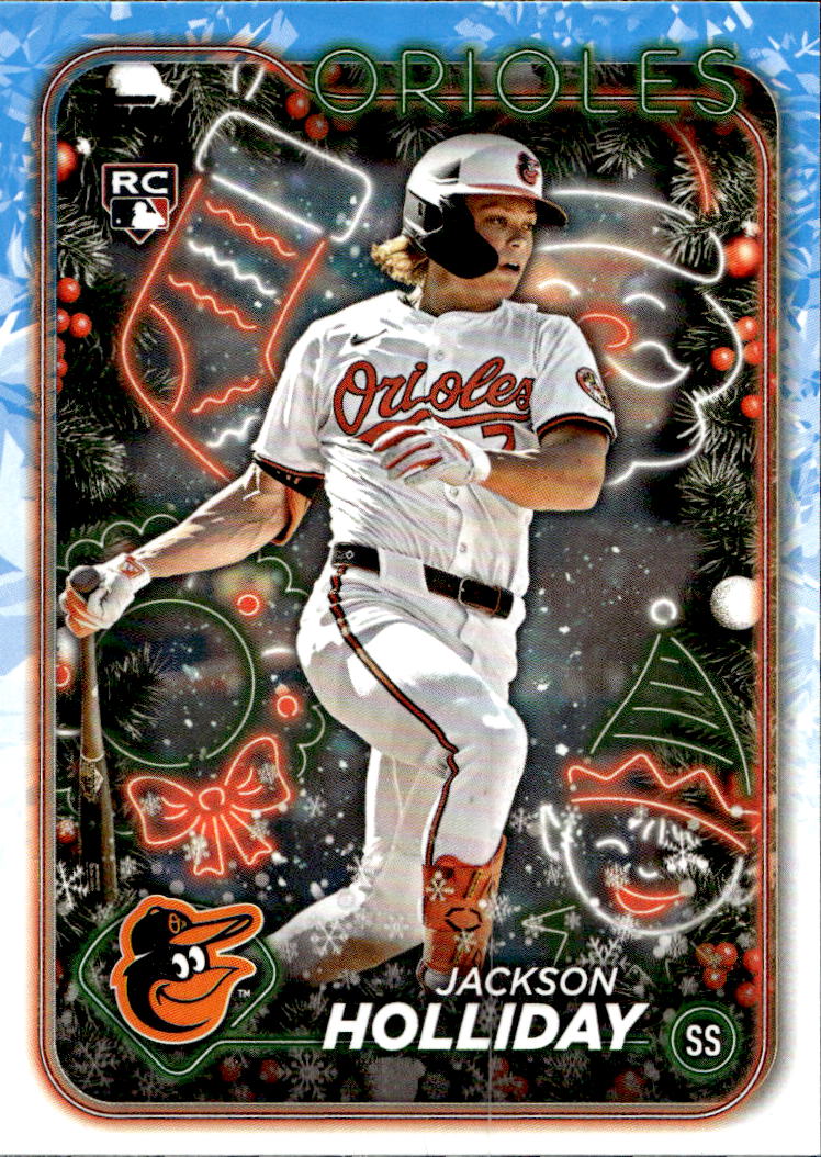 Rookie JACKSON HOLLIDAY 2024 Topps Holiday Baseball