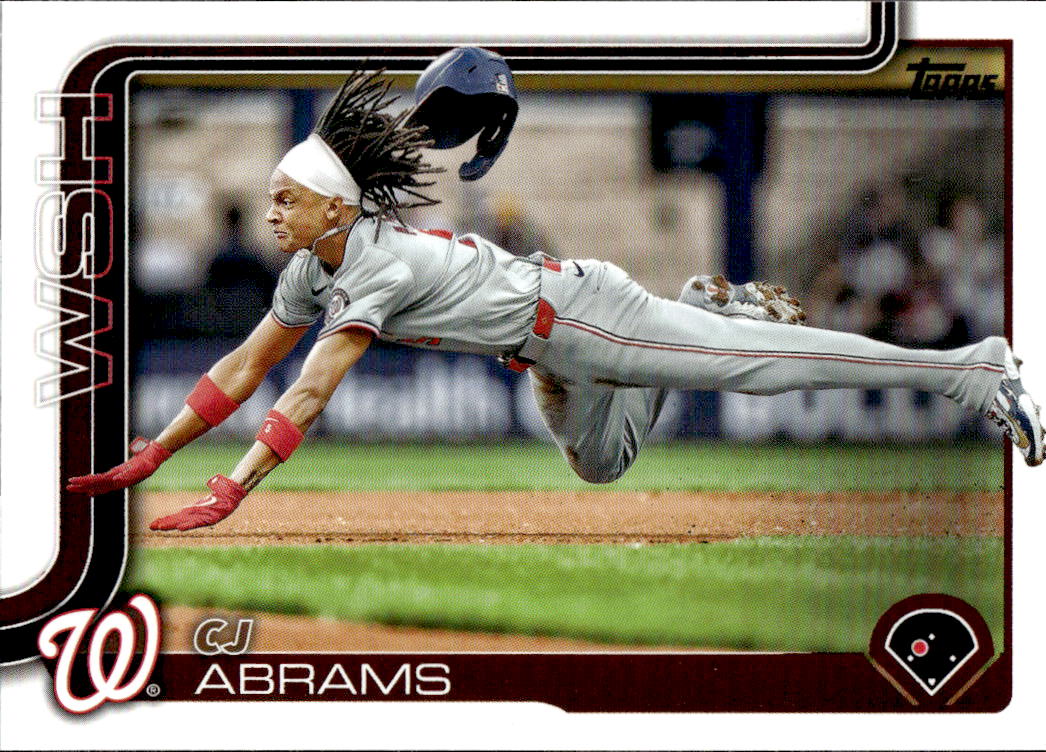 CJ ABRAMS 2025 Topps Series 1 Baseball
