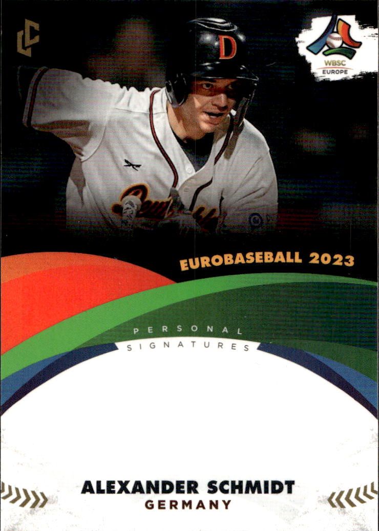 ALEXADNER SCHMIDT 2023 LC WBSC EUROBASEBALL