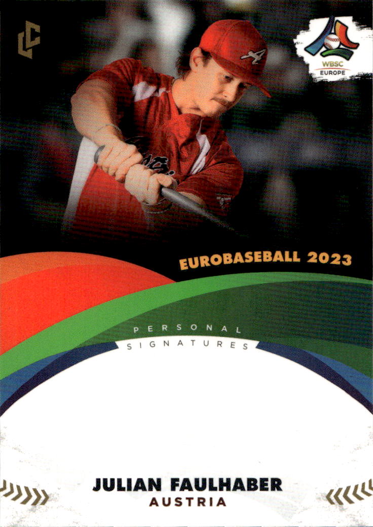 JULIAN FAULHABER 2023 LC WBSC EUROBASEBALL