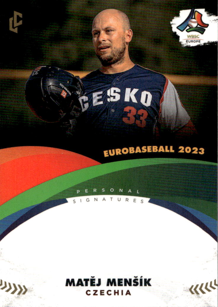 MATĚJ MENŠÍK 2023 LC WBSC EUROBASEBALL