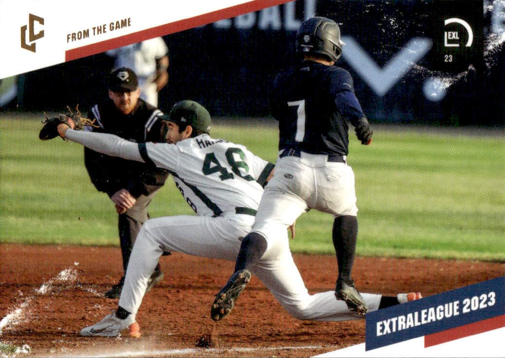 From the Game MIKULÁŠ HANUŠ/LUKÁŠ TRUNKÁT/MATĚJ DĚDEK 2023 LC CZE Baseball Extraleague