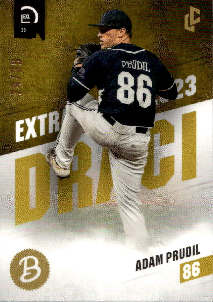 Leather ADAM PRUDIL 2023 LC CZE Baseball Extraleague /39