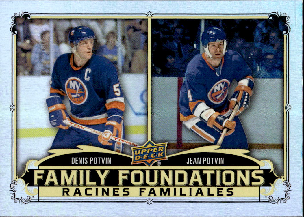 Family Foundations DENIS POTVIN/JEAN POTVIN 23-24 UD Tim Hortons Greatest Duos