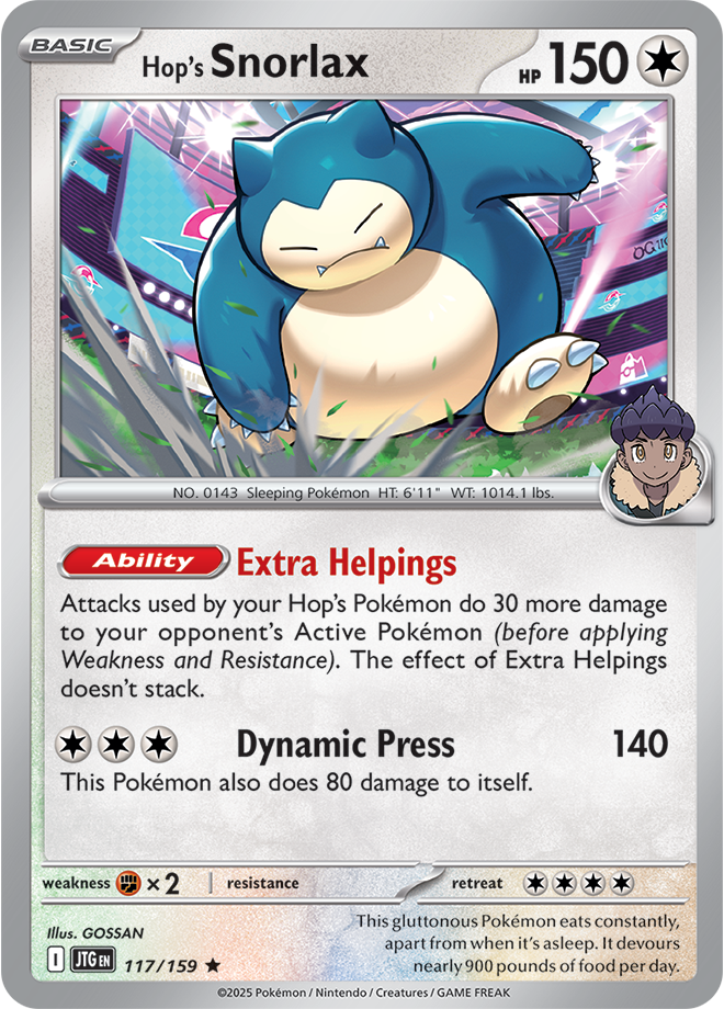 Holo - Hop's SNORLAX