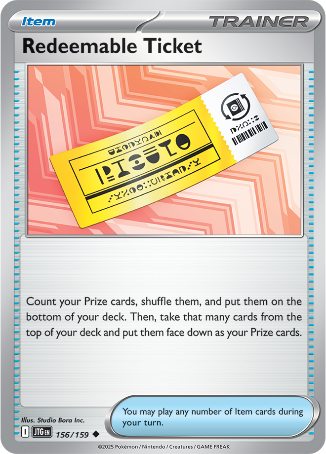Item - REDEEMABLE TICKET