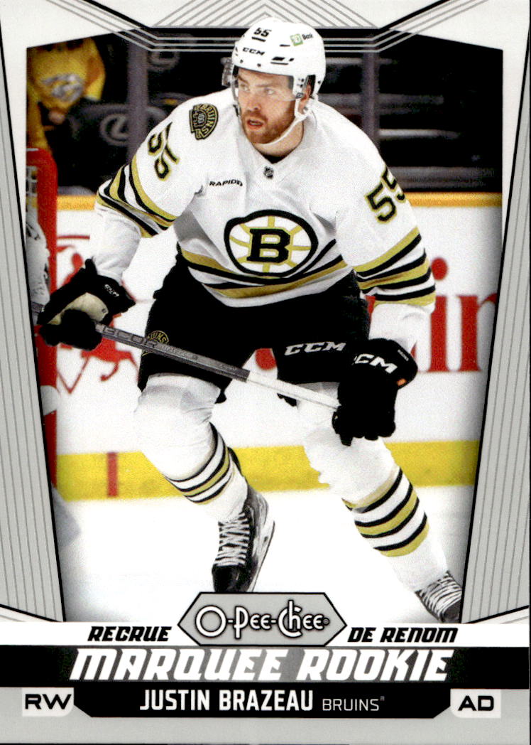 Marquee Rookie JUSTIN BRAZEAU 24-25 UD O-Pee-Chee OPC