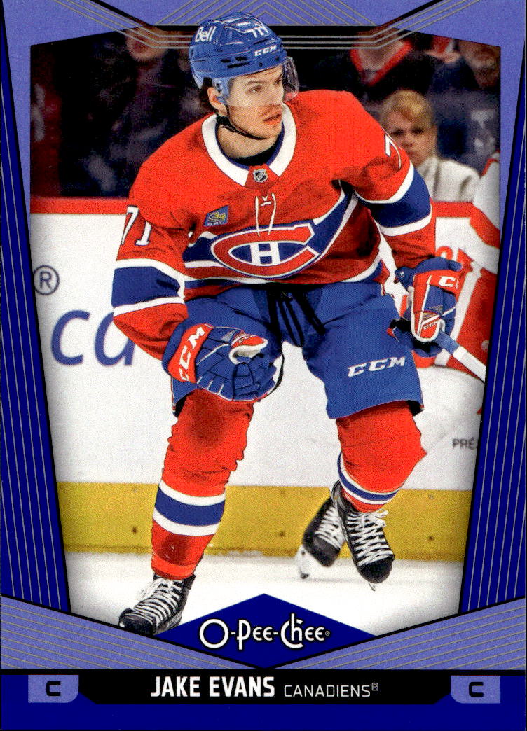 Blue Border JAKE EVANS 24-25 UD O-Pee-Chee OPC