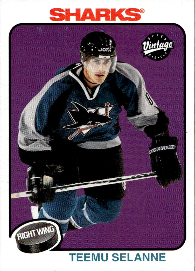 TEEMU SELANNE 01-02 UD Vintage