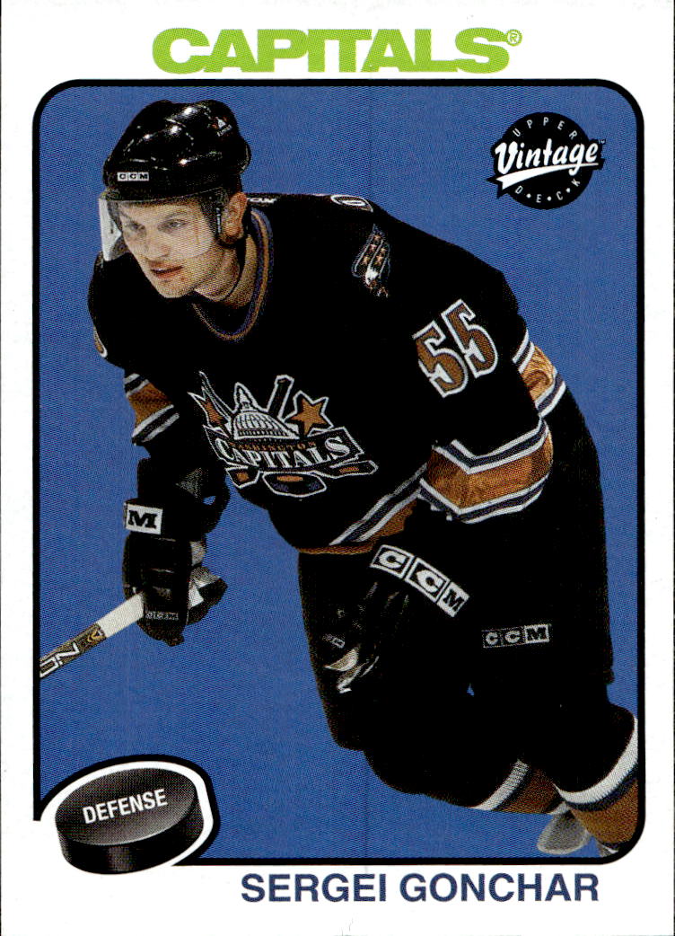 SERGEI GONCHAR 01-02 UD Vintage