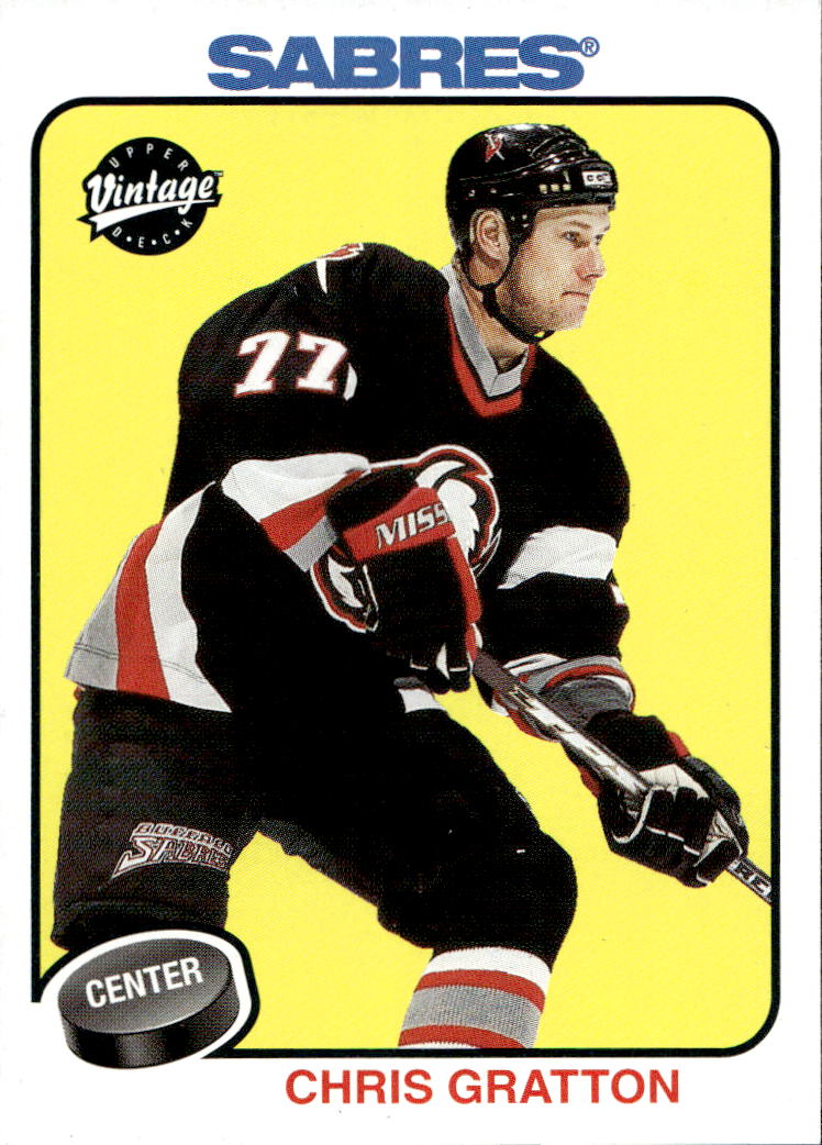 CHRIS GRATTON 01-02 UD Vintage
