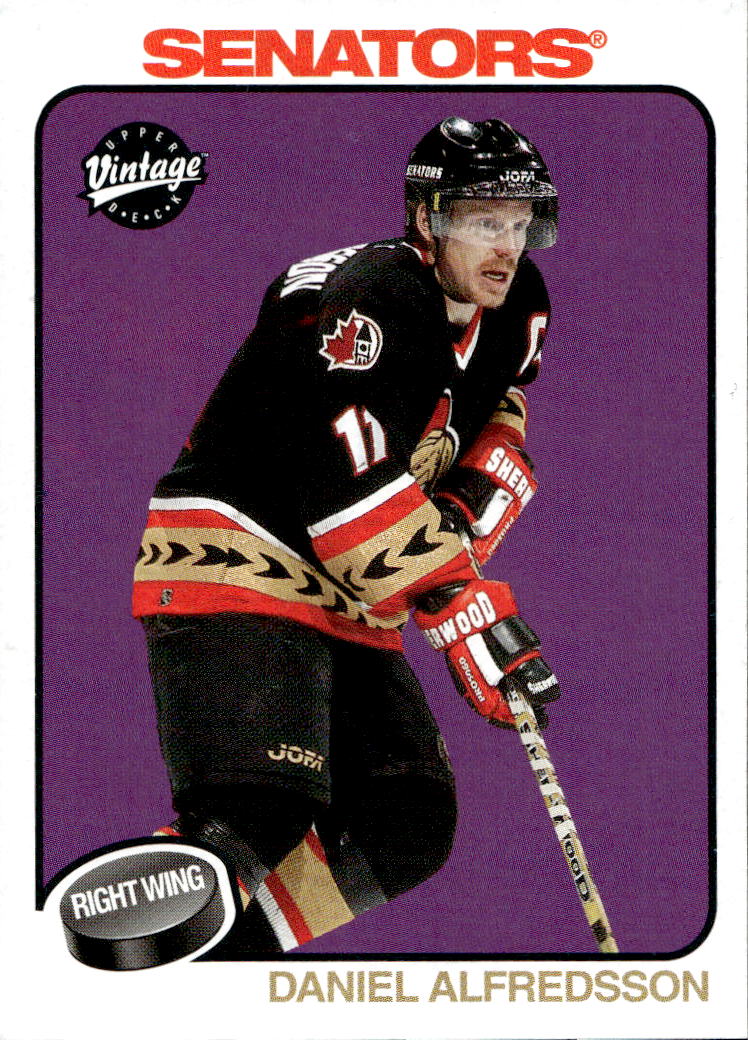 DANIEL ALFREDSSON 01-02 UD Vintage