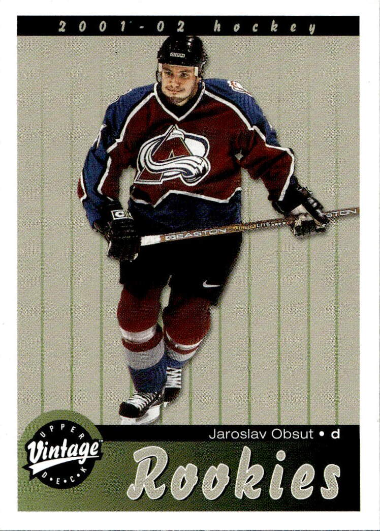 Rookies JAROSLAV OBŠUT 01-02 UD Vintage