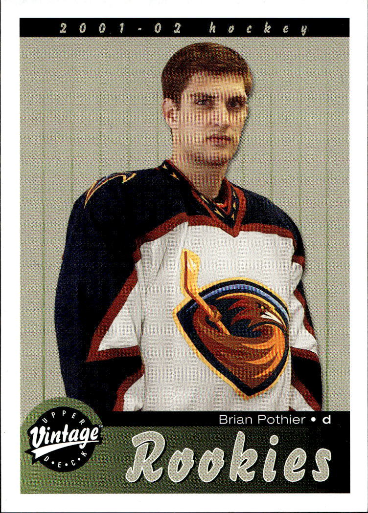 Rookies BRIAN POTHIER 01-02 UD Vintage