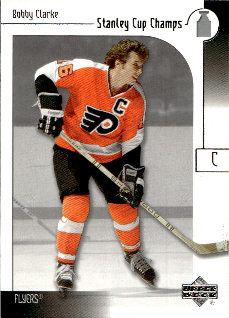 BOBBY CLARKE 01-02 UD Stanley Cup Champs