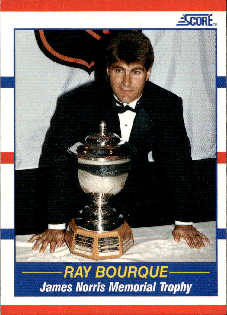 1990 James Norris Memorial Trophy RAY BOURQUE 90-91 Score