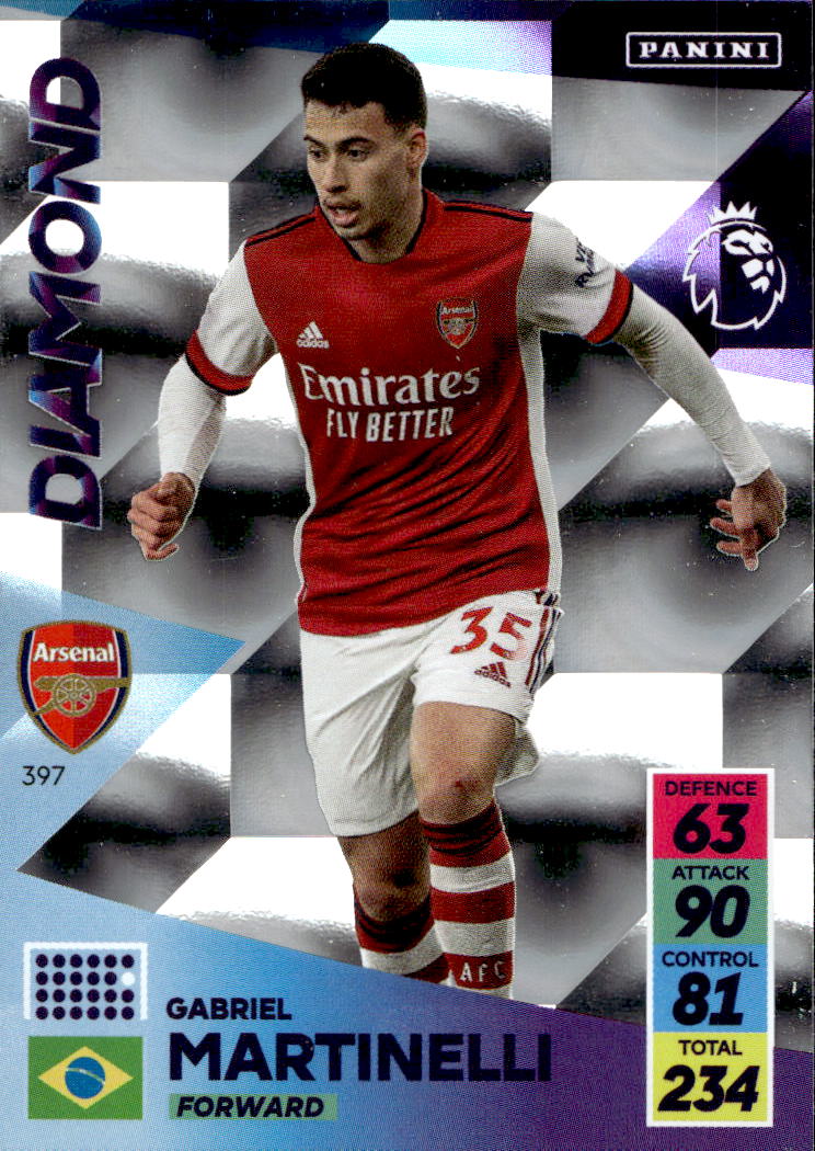 Diamond GABRIEL MARTINELLI 2021 Adrenalyn Premier League
