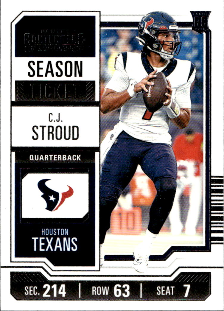 Rookie C.J. STROUD 2023 Panini Contenders Football