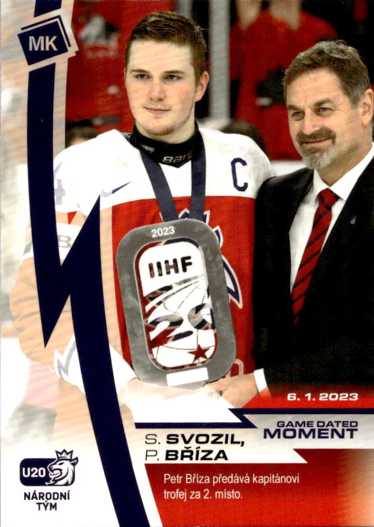 Game Dated Moment STANISLAV SVOZIL/PETR BŘÍZA 2023 MK Národní tým 1of15