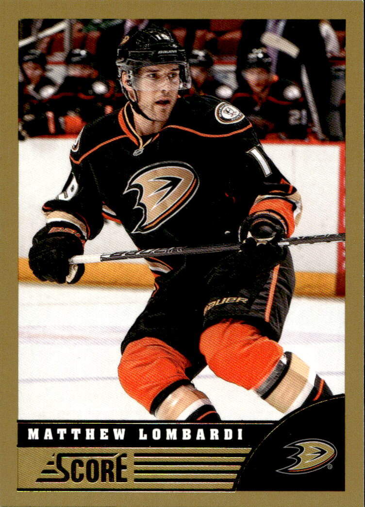 Gold MATTHEW LOMBARDI 13-14 Panini Score Hockey
