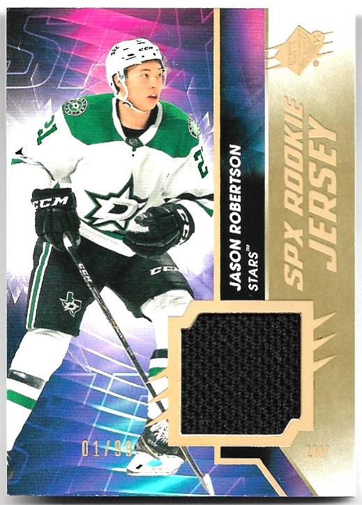 Jersey Rookie Gold Spectrum JASON ROBERTSON 20-21 SPx /99