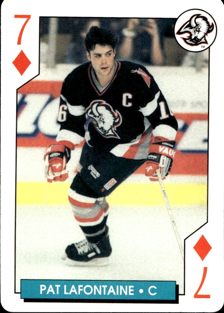 PAT LAFONTAINE 96-97 Bicycle NHL Hockey Aces Playing Cards