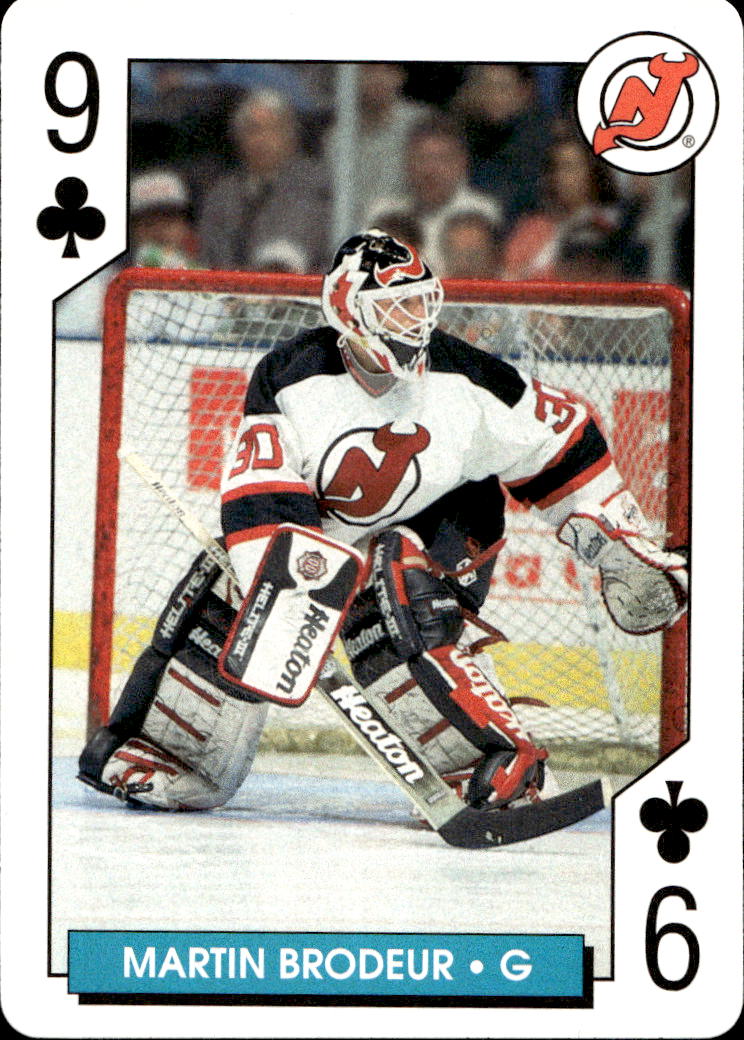 MARTIN BRODEUR 96-97 Bicycle NHL Hockey Aces Playing Cards