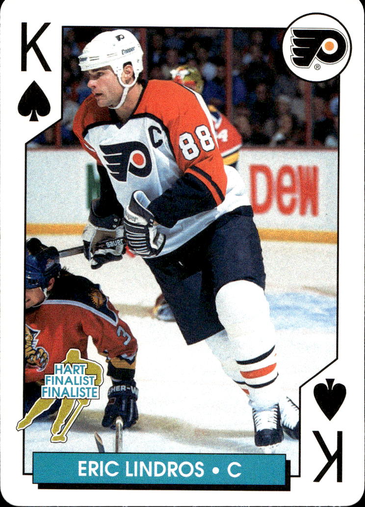 ERIC LINDROS 96-97 Bicycle NHL Hockey Aces Playing Cards