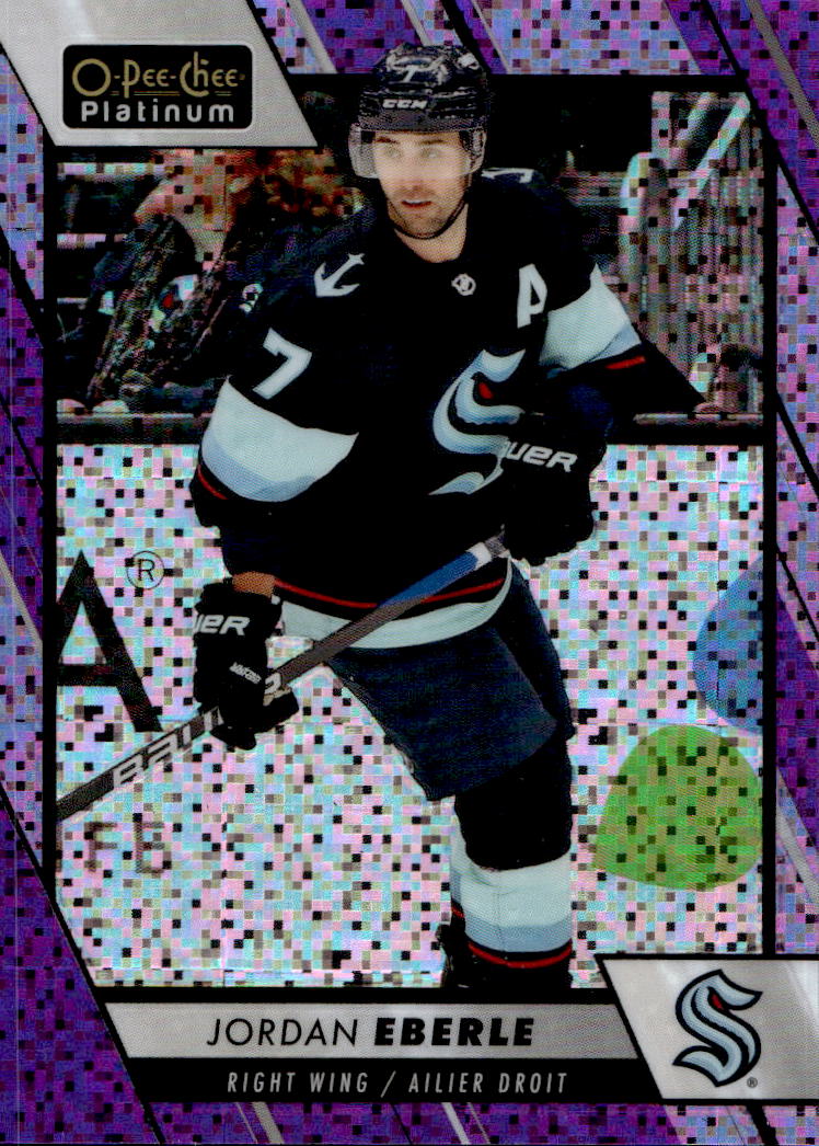 Violet Pixels JORDAN EBERLE 23-24 UD O-Pee-Chee OPC Platinum /299