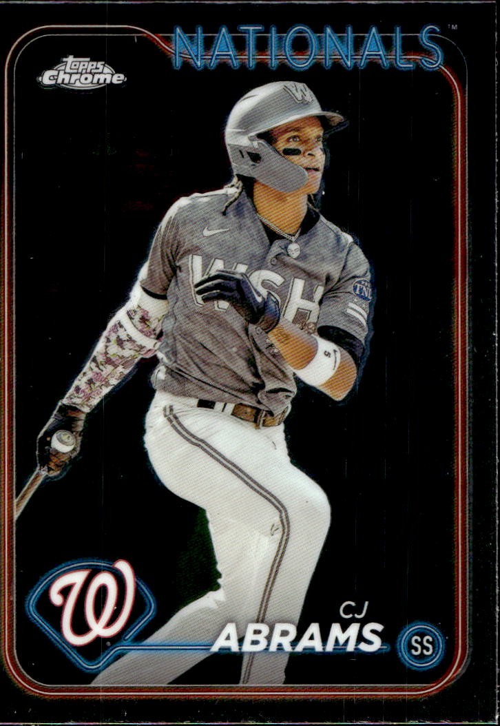 CJ ABRAMS 2024 Topps Chrome Baseball