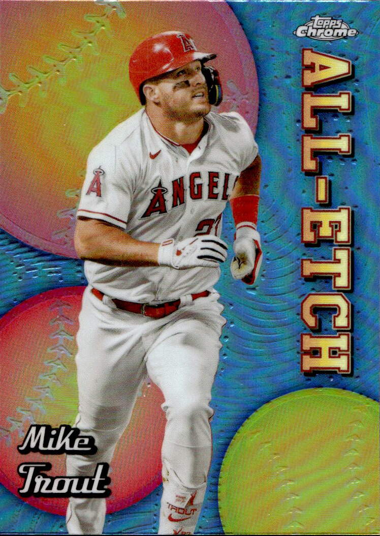 All-Etch MIKE TROUT 2024 Topps Chrome Baseball