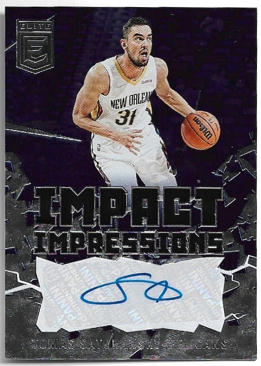 Auto Impact Impressions TOMÁŠ SATORANSKÝ 21-22 Donruss Elite Basketball
