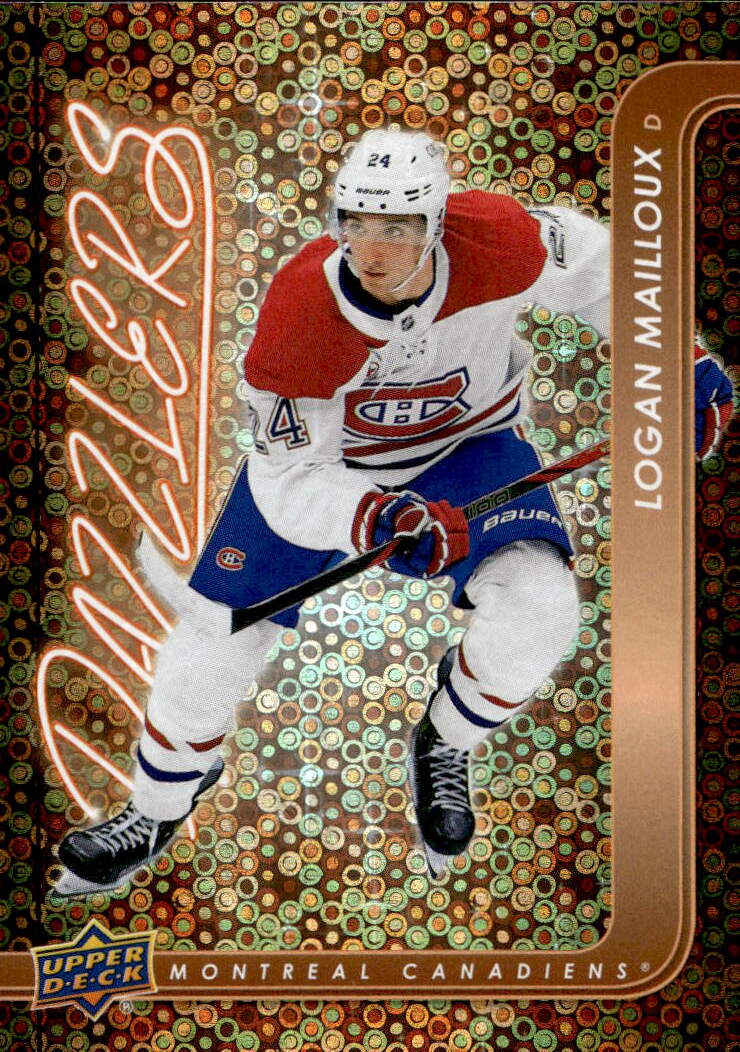 Rookie Dazzlers Orange LOGAN MAILLOUX 24-25 UD Series 2