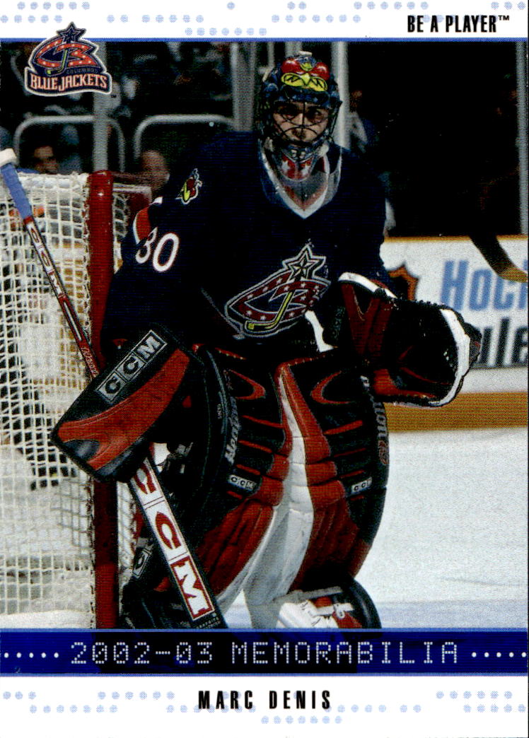 Sapphire MARC DENIS 02-03 In the Game Be A Player Memorabilia /100 (barva na kartě)