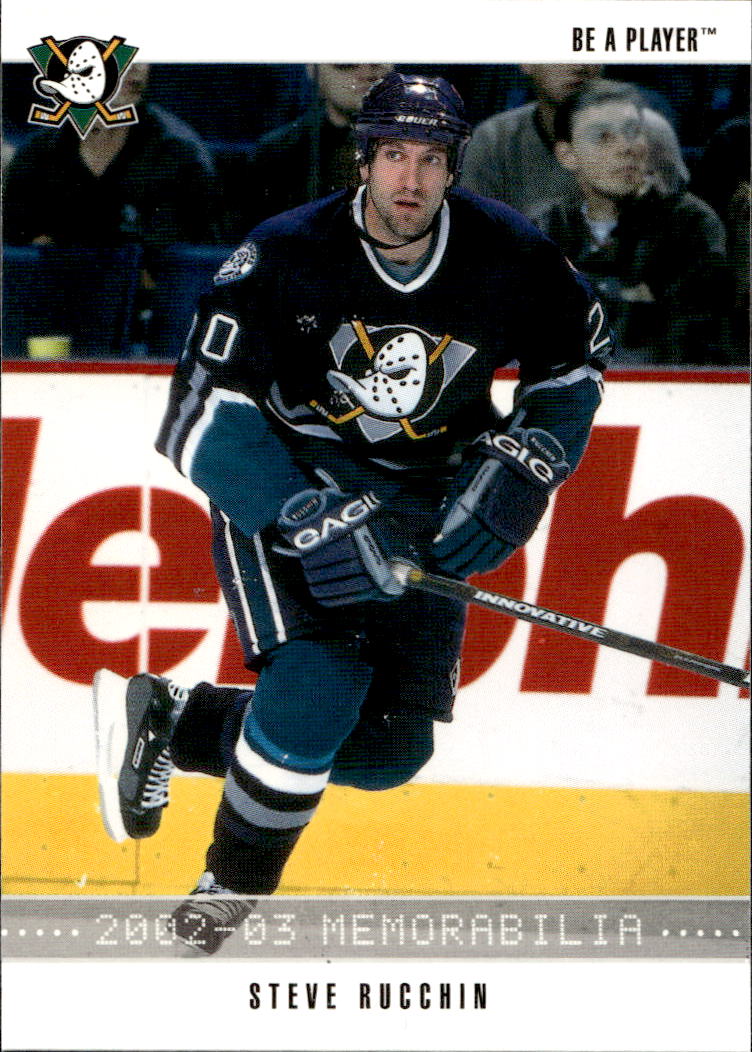 STEVE RUCCHIN 02-03 In the Game Be A Player Memorabilia