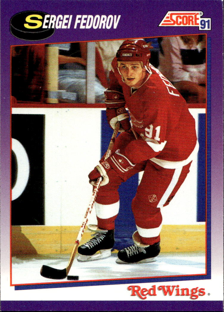 SERGEI FEDOROV 91-92 Score American (špatné růžky)