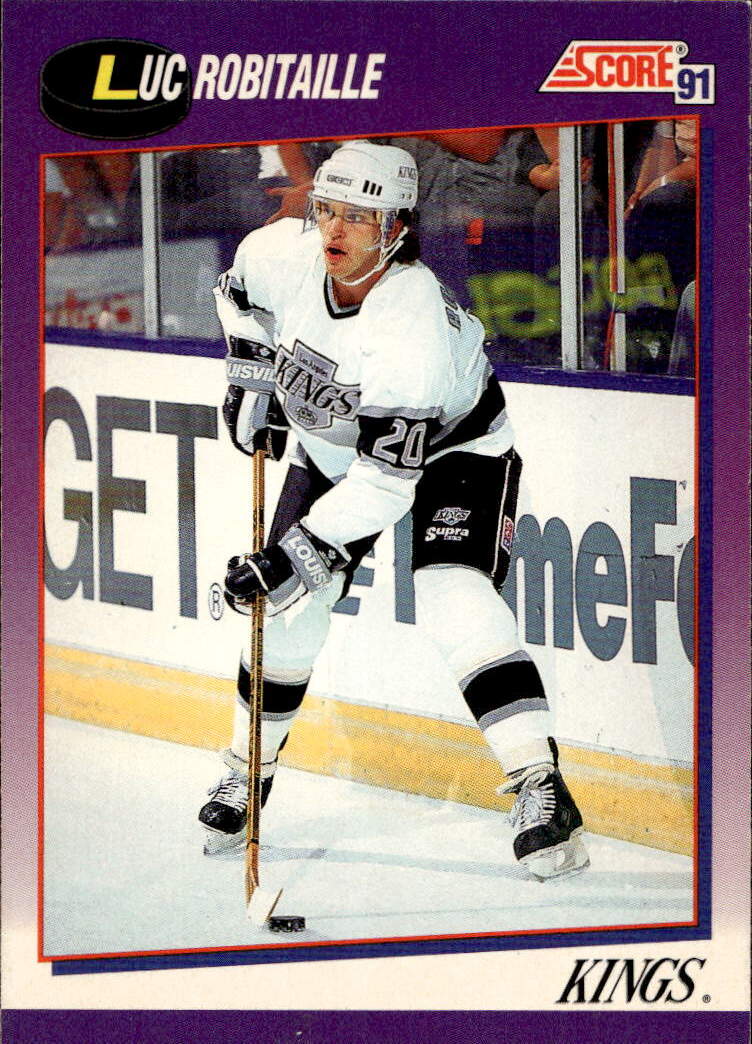LUC ROBITAILLE 91-92 Score American (špatné růžky))