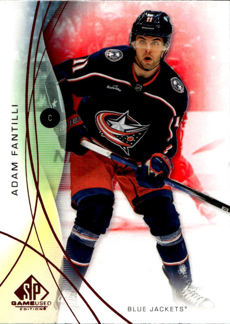Red ADAM FANTILLI 24-25 UD SP Game Used