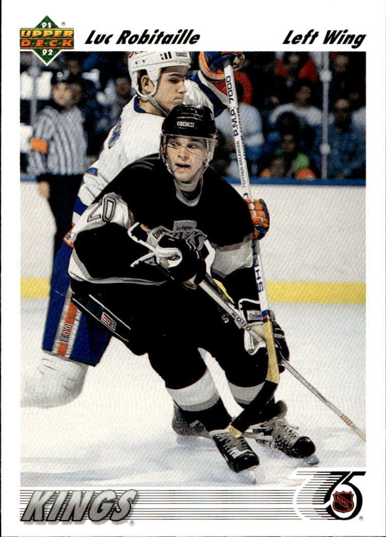 LUC ROBITAILLE 91-92 Upper Deck