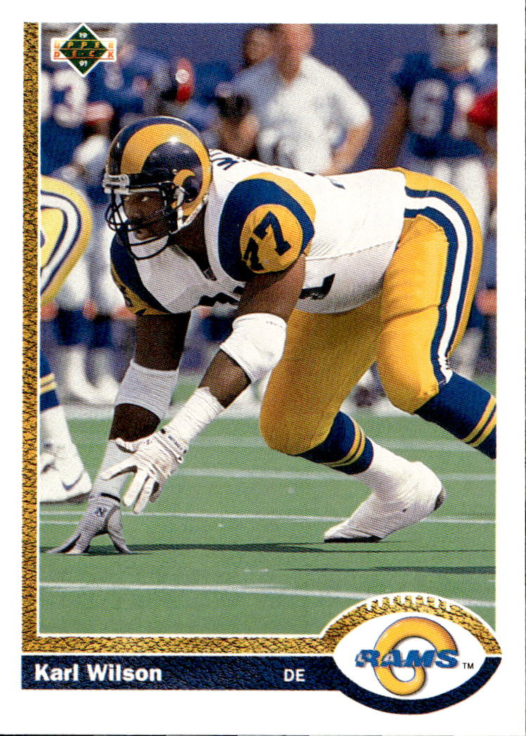 KARL WILSON 1991 Upper Deck NFL