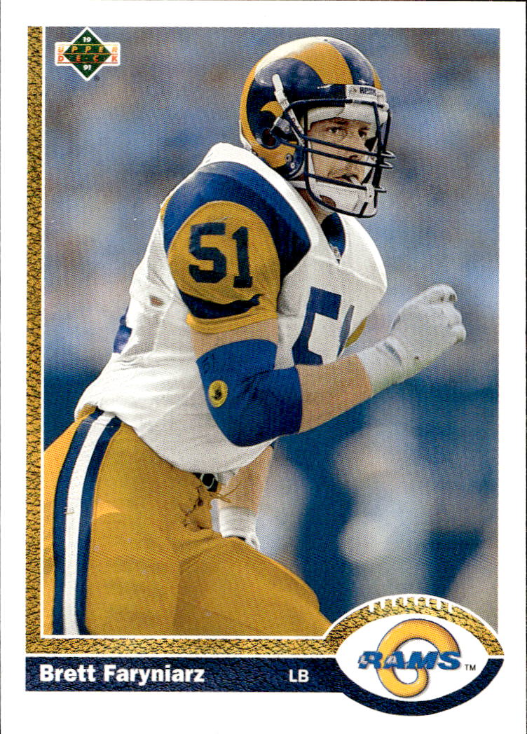 BRETT FARYNIARZ 1991 Upper Deck NFL