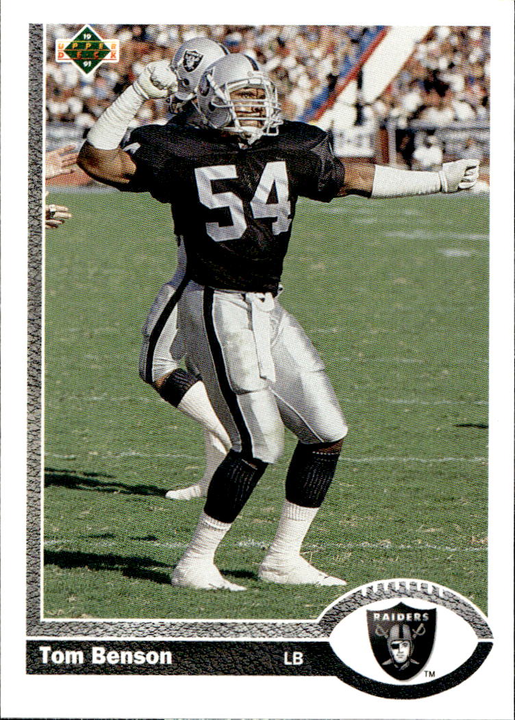 TOM BENSON 1991 Upper Deck NFL