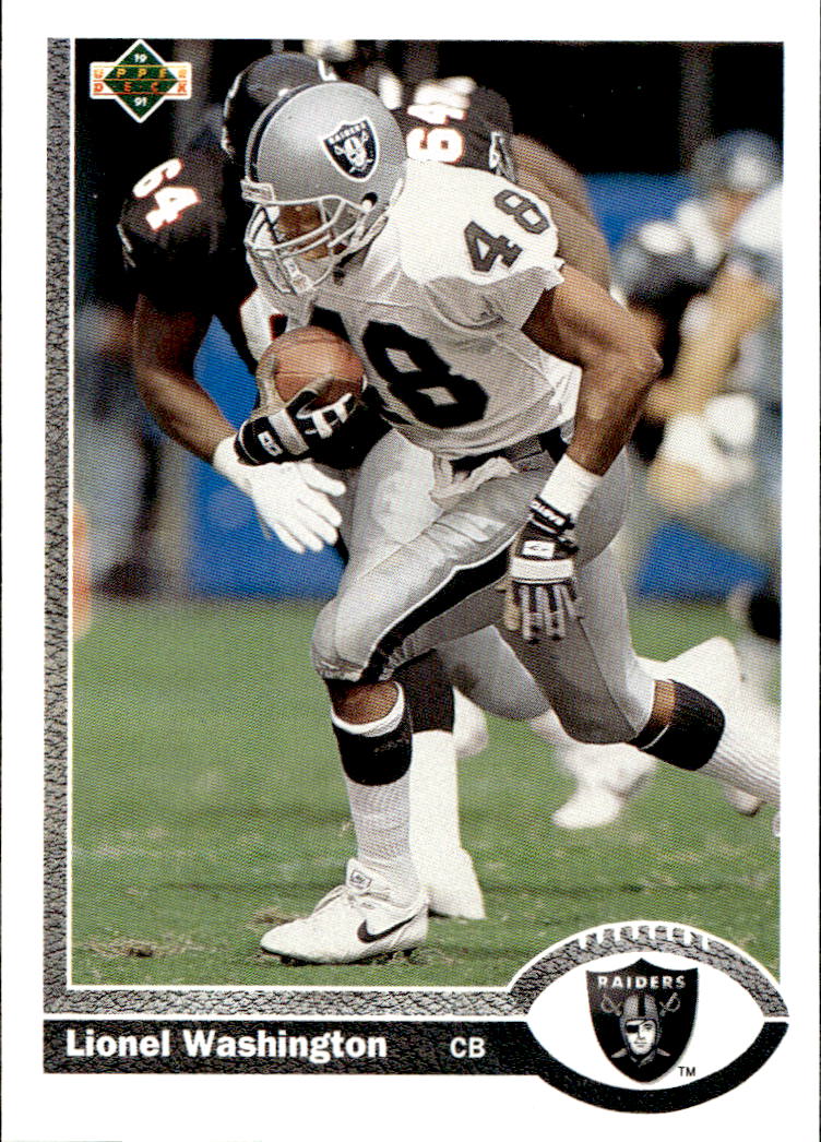 LIONEL WASHINGTON 1991 Upper Deck NFL