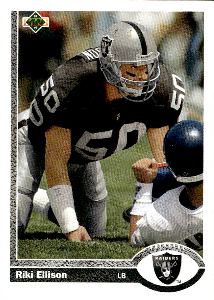 RIKI ELLISON 1991 Upper Deck NFL