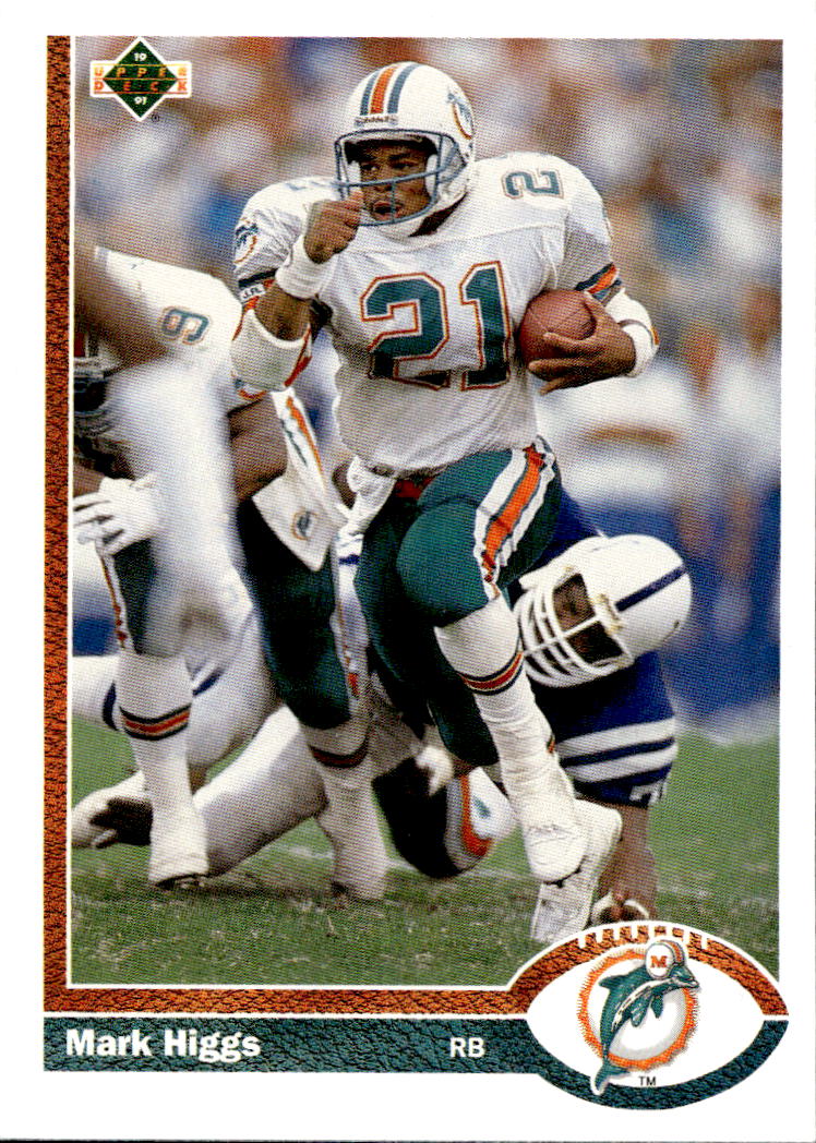 MARK HIGGS 1991 Upper Deck NFL